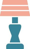 Lamp Glyph Two Color Icon vector