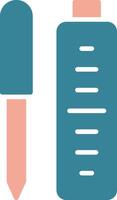 Lipgloss Glyph Two Color Icon vector