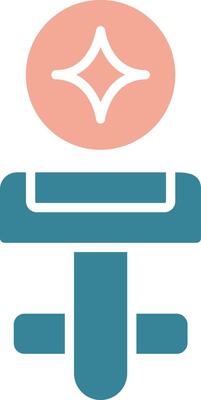 Cufflinks Glyph Two Color Icon