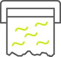 Foil Line Two Color Icon vector