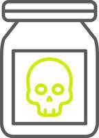 Chemical Line Two Color Icon vector