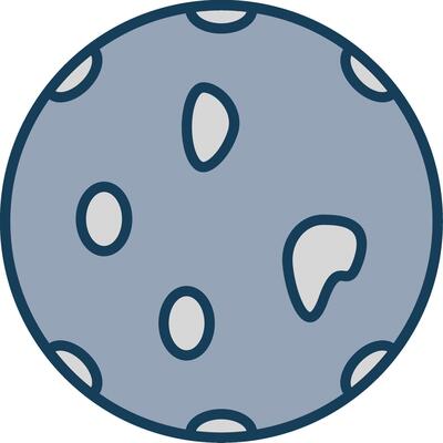 Sponge Line Filled Grey Icon