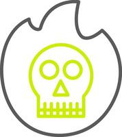 Ectoplasm Line Two Color Icon vector