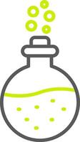 Flask Line Two Color Icon vector