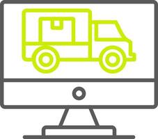 Logistics Line Two Color Icon vector