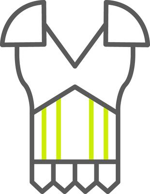 Armour Line Two Color Icon