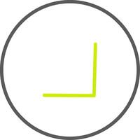 Chevron Line Two Color Icon vector