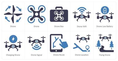 un conjunto de 10 zumbido íconos como zumbido, zumbido caja, zumbido Wifi vector