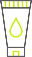 Face Wash Line Two Color Icon vector