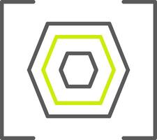 Bracket Line Two Color Icon vector