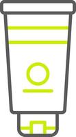 Hand Cream Line Two Color Icon vector