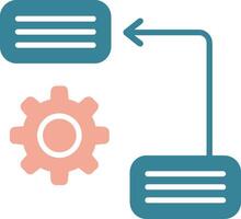 Prioritize Glyph Two Color Icon vector
