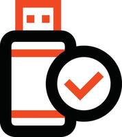 Storage data icon symbol image for database illustration vector