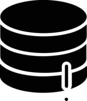 Storage data icon symbol image for database illustration vector