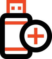 Storage data icon symbol image for database illustration vector