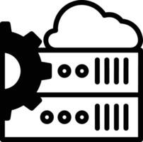 Storage data icon symbol image for database illustration vector