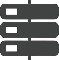 Storage data icon symbol image for database illustration vector