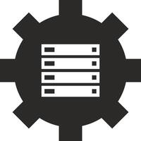 Storage data icon symbol image for database illustration vector