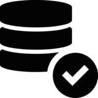 Storage data icon symbol image for database illustration vector