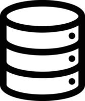 Storage data icon symbol image for database illustration vector