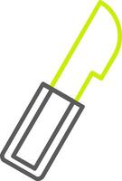 Surgery Knife Line Two Color Icon vector