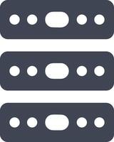 Storage data icon symbol image for database illustration vector