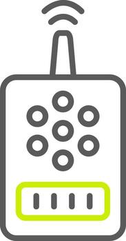 Device Line Two Color Icon vector