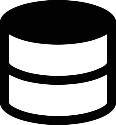 Storage data icon symbol image for database illustration
