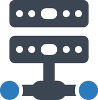 Storage data icon symbol image for database illustration vector