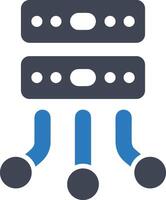 Storage data icon symbol image for database illustration vector