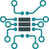 Storage data icon symbol image for database illustration vector