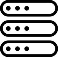 Storage data icon symbol image for database illustration vector