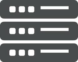 Storage data icon symbol image for database illustration vector