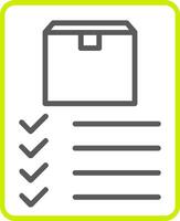 Inventory Line Two Color Icon vector