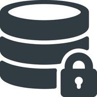 Storage data icon symbol image for database illustration vector