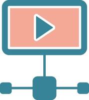 Glyph Two Color Icon vector