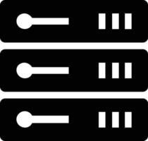 almacenamiento datos icono símbolo imagen para base de datos ilustración vector