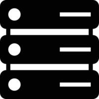 Storage data icon symbol image for database illustration vector