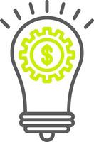Solutions Line Two Color Icon vector