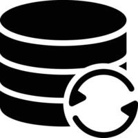 Storage data icon symbol image for database illustration vector