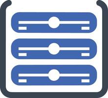 Storage data icon symbol image for database illustration vector