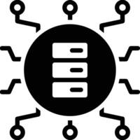 Storage data icon symbol image for database illustration vector