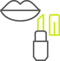 Lip Balm Line Two Color Icon vector