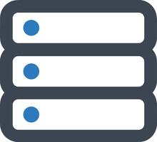 Storage data icon symbol image for database illustration vector