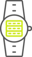 Server Line Two Color Icon vector