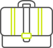 Portfolio Line Two Color Icon vector