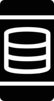 Storage data icon symbol image for database illustration vector