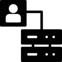 Storage data icon symbol image for database illustration vector