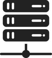 almacenamiento datos icono símbolo imagen para base de datos ilustración vector