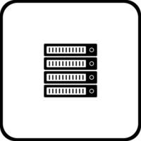 Storage data icon symbol image for database illustration vector